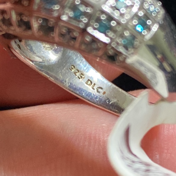 🖤REAL BLUE DIAMOND RING - Picture 7 of 14